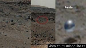 Una posible esfera extraterrestre es captada por la Curiosity Rover   Mundo oculto