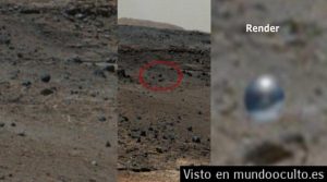 Una posible esfera extraterrestre es captada por la Curiosity Rover
